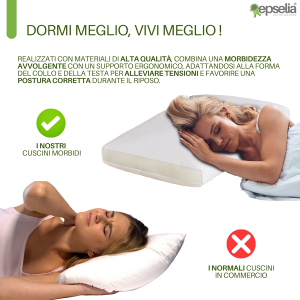 Coppia Cuscini Letto Morbido 80 Cotone - immagine 7