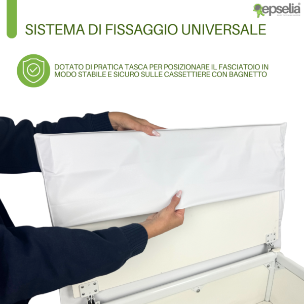 Materassino Fasciatoio PVC Azzurro - immagine 5