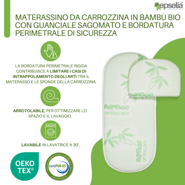 Set Carrozzina Bambù Bio - immagine 2