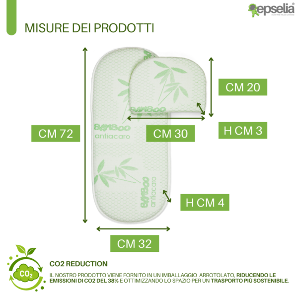 Set Carrozzina Bambù Bio - immagine 5