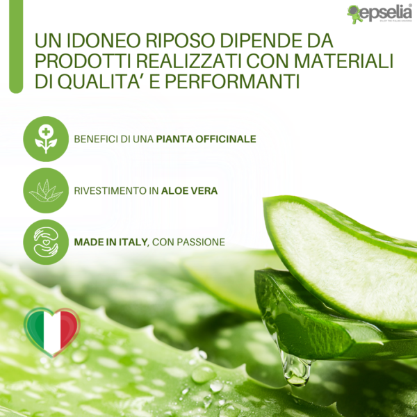 Cuscino Lettino Piatto Aloe Vera - immagine 5